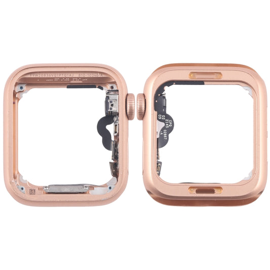 For Apple Watch SE 2020 40MM GPS Aluminium Alloy Middle Frame Bezel Plate with Crown Spin Axis Flex Cable(Gold) - Middle Frame by PMC Jewellery | Online Shopping South Africa | PMC Jewellery | Buy Now Pay Later Mobicred