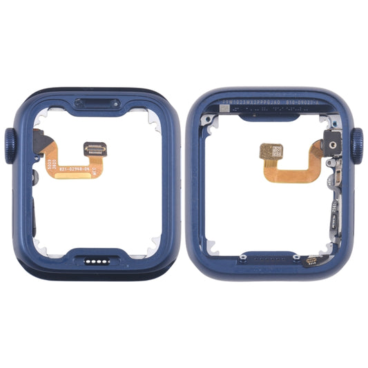 For Apple Watch Series 6 40MM GPS Aluminium Alloy Middle Frame Bezel Plate with Crown Spin Axis Flex Cable(Blue) - Middle Frame by PMC Jewellery | Online Shopping South Africa | PMC Jewellery | Buy Now Pay Later Mobicred