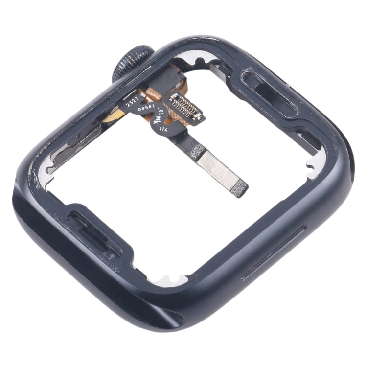 For Apple Watch Series 7 / 8 / 9 45MM LTE Aluminium Alloy Middle Frame Bezel Plate with Crown Spin Axis Flex Cable(Midnight) - Middle Frame by PMC Jewellery | Online Shopping South Africa | PMC Jewellery | Buy Now Pay Later Mobicred