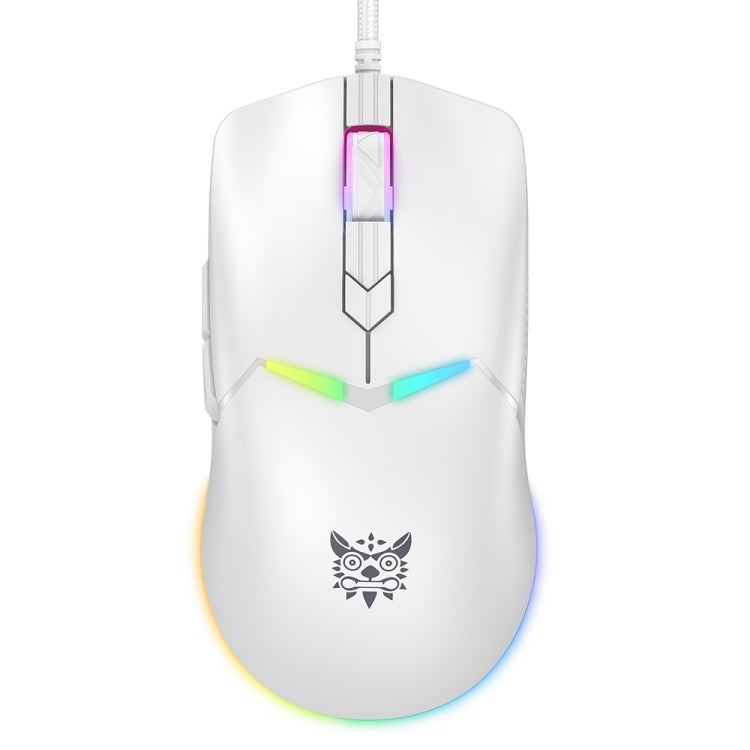 ONIKUMA CW929 RGB 6400DPI Wired Mouse(White) - free shipping - PMC TechLife - Order now!