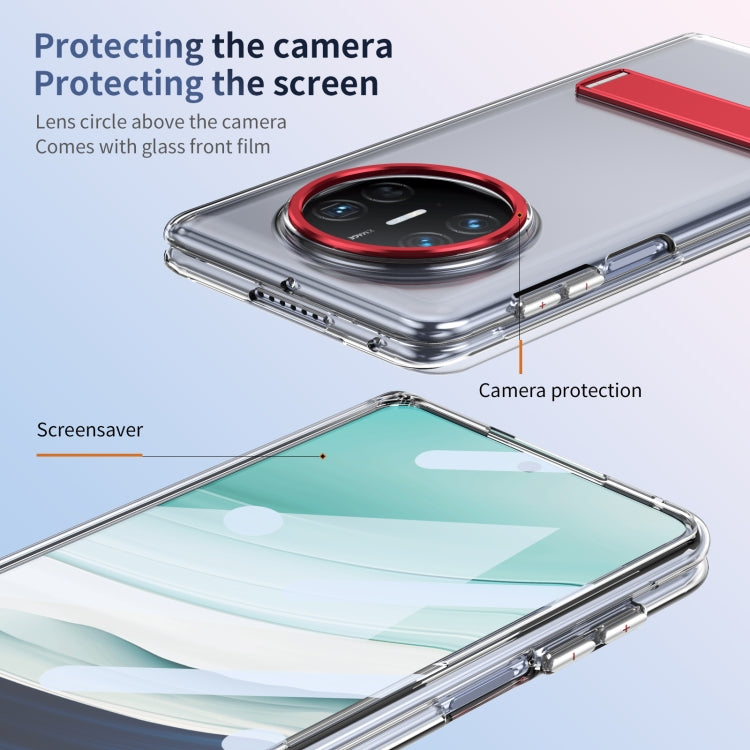 For Huawei Mate X5 Ice-Cold Holder PC Hybrid TPU Phone Case(Red) - Huawei Cases by PMC TechLife | Online Shopping South Africa | PMC TechLife | Buy Now Pay Later Mobicred