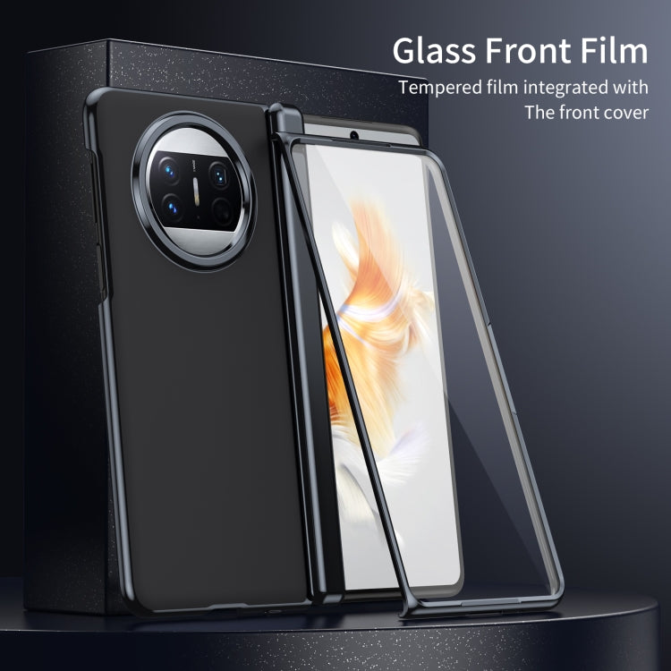 For Huawei Mate X3 Integrated AG Frosted Vacuum Plating Phone Case(Black) - Huawei Cases by PMC TechLife | Online Shopping South Africa | PMC TechLife | Buy Now Pay Later Mobicred