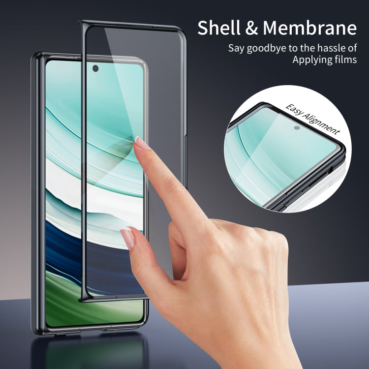 For Huawei Mate X5 Integrated AG Frosted Vacuum Plating Phone Case(Black) - Huawei Cases by PMC TechLife | Online Shopping South Africa | PMC TechLife | Buy Now Pay Later Mobicred