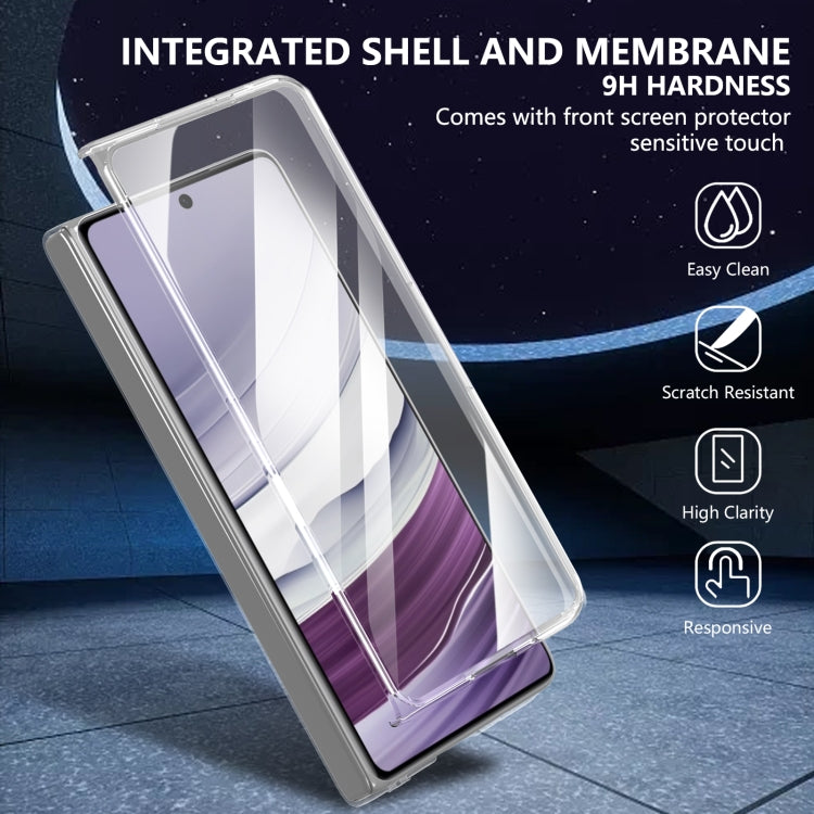 For Huawei Mate X3 lce Folding Series MagSafe Integrated Clear PC Phone Case(Royal Blue) - Huawei Cases by PMC TechLife | Online Shopping South Africa | PMC TechLife | Buy Now Pay Later Mobicred