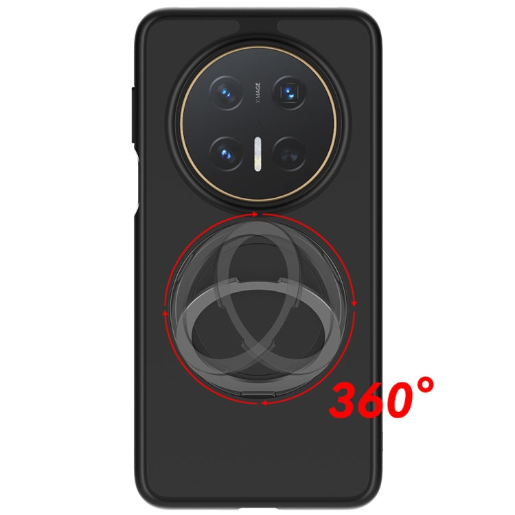 For Huawei Mate 70 Frosted 360 Degree Rotating Holder Phone Case(Grey) - Huawei Cases by PMC TechLife | Online Shopping South Africa | PMC TechLife | Buy Now Pay Later Mobicred