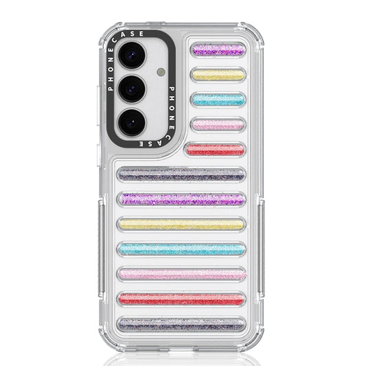 For Samsung Galaxy S25+ 5G Capsule Glitter TPU Hybrid PC Airbag Phone Case(Mixed Color) - Galaxy S25+ 5G Cases by PMC Jewellery | Online Shopping South Africa | PMC Jewellery | Buy Now Pay Later Mobicred