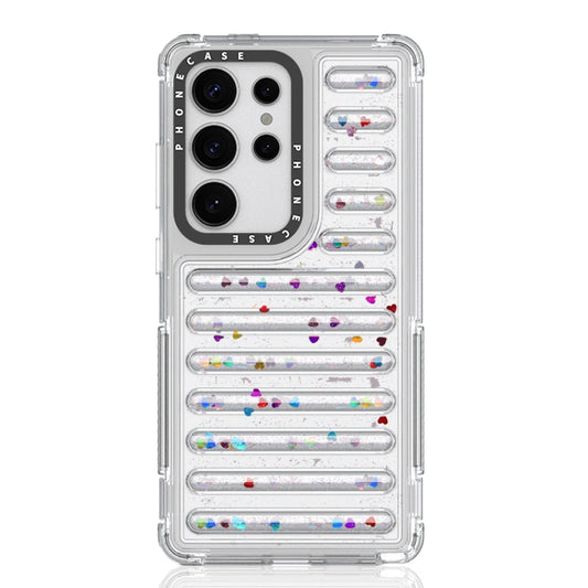 For Samsung Galaxy S25 Ultra 5G Capsule Glitter TPU Hybrid PC Airbag Phone Case(Sequin) - Galaxy S25 Ultra 5G Cases by PMC Jewellery | Online Shopping South Africa | PMC Jewellery | Buy Now Pay Later Mobicred