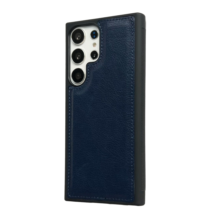 For Samsung Galaxy S25 5G Cowhide Texture Back Cover Phone Case(Royal Blue) - Galaxy S25 5G Cases by PMC Jewellery | Online Shopping South Africa | PMC Jewellery | Buy Now Pay Later Mobicred