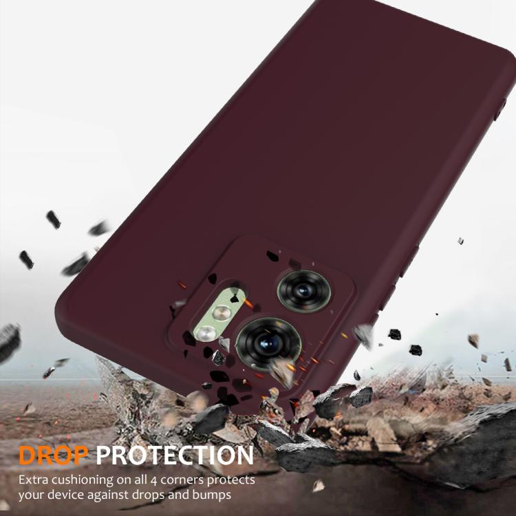 For Motorola Edge 2023 Shockproof Silicone Magsafe Phone Case(Plum Color) - free shipping - PMC TechLife - Order now!