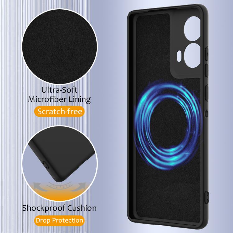 For Motorola Moto G24 Power Shockproof Silicone Magsafe Phone Case(Black) - free shipping - PMC TechLife - Order now!