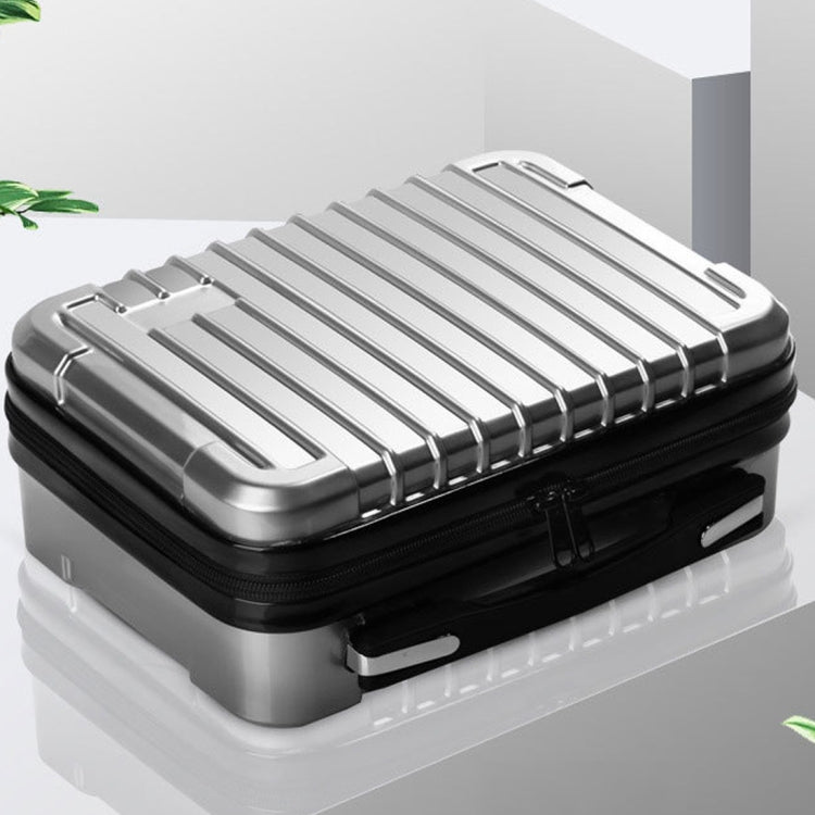 For DJI Mavic Air 2 Shockproof Portable ABS Suitcase Storage Bag Protective Box(Silver) - Backpacks & Bags by PMC Jewellery | Online Shopping South Africa | PMC Jewellery | Buy Now Pay Later Mobicred