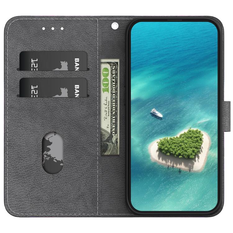 For iPhone 16e Crystal Texture Colored Drawing Leather Phone Case(Sika Deer) - iPhone 16e Cases by PMC TechLife | Online Shopping South Africa | PMC TechLife | Buy Now Pay Later Mobicred