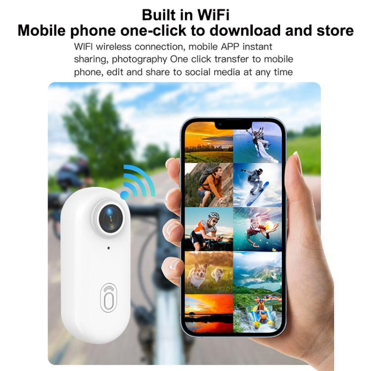 H88 1080P Thumb Sports Camera Mini WiFi Camera, Specification:Simple Version(Black) - Video Cameras by PMC TechLife | Online Shopping South Africa | PMC TechLife | Buy Now Pay Later Mobicred