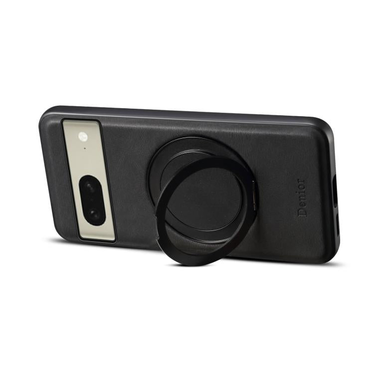 For Google Pixel 8 Denior A14 Skin Feel Rotating Holder MagSafe Phone Case(Black) - free shipping - PMC TechLife - Order now!