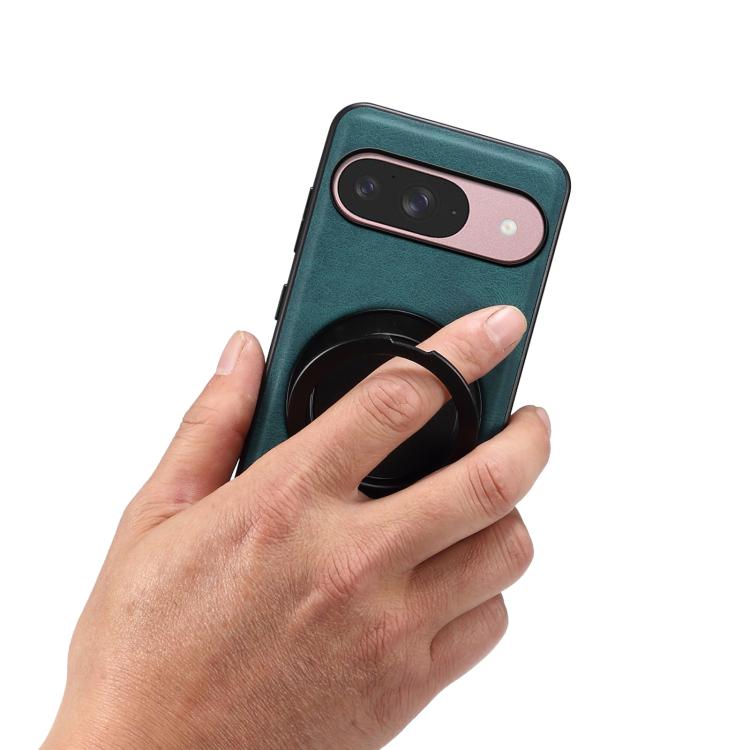 For Google Pixel 9 Denior A14 Skin Feel Rotating Holder MagSafe Phone Case(Blue) - free shipping - PMC TechLife - Order now!
