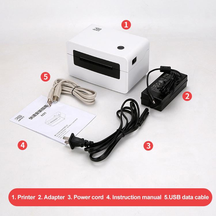 HPRT N31 Bluetooth Version Express Electronic Waybill Printer, Plug:UK Plug(White) - Printer by PMC TechLife | Online Shopping South Africa | PMC TechLife | Buy Now Pay Later Mobicred