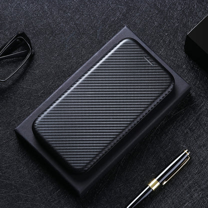 For Samsung Galaxy Note10 Plus Carbon Fiber Texture Horizontal Flip TPU + PC + PU Leather Case with Card Slot(Black) - Galaxy Phone Cases by PMC Jewellery | Online Shopping South Africa | PMC Jewellery