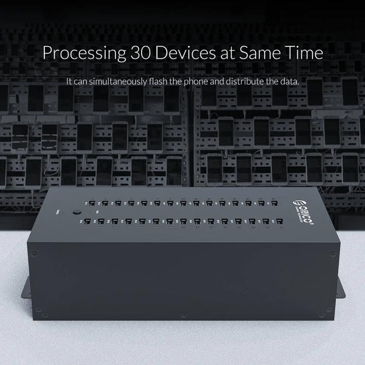 ORICO IH30P Industrial Grade 30 Ports USB 2.0 Hub, Plug:US Plug(Black) - free shipping - PMC TechLife - Order now!
