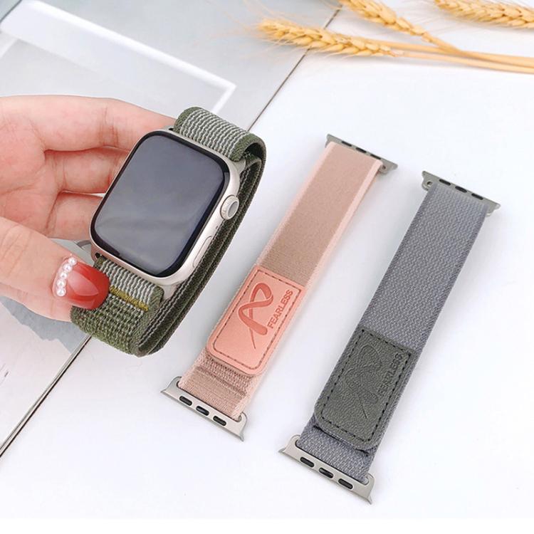 For Apple Watch 46mm / 49mm / 45mm / 44mm Fearless Trail Loop Nylon Band(Orange) - Watch Bands by PMc TechLife | Online Shopping South Africa | PMc TechLife | Buy Now Pay Later Mobicred