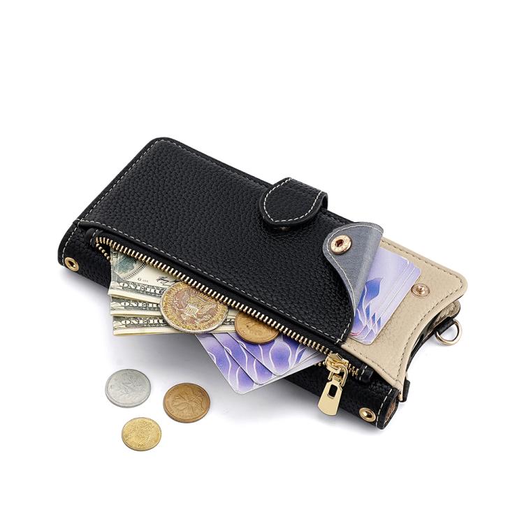 For Honor 200 Crossbody Chain Fishtail Litchi Leather Phone Case(Black) - Honor Cases by PMC TechLife | Online Shopping South Africa | PMC TechLife | Buy Now Pay Later Mobicred