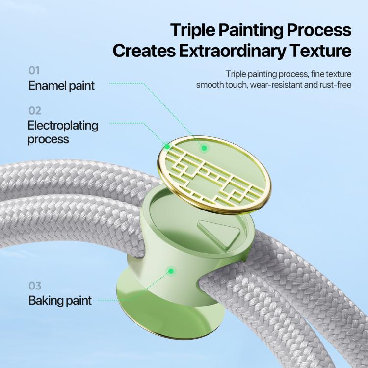 DUX DUCIS Garden Series Tile Pattern Adjustable Short Phone Lanyard(Grey) - Lanyards & Wrist Straps by DUX DUCIS | Online Shopping South Africa | PMc TechLife | Buy Now Pay Later Mobicred