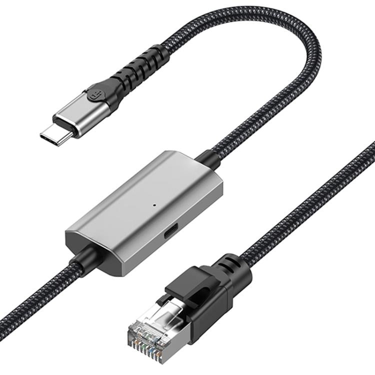2m RJ45 to USB-C / Type-C High Speed Network Card Ethernet Cable - free shipping - PMc TechLife - Order now!