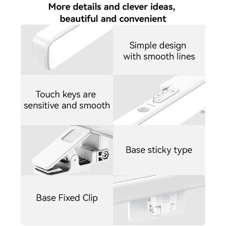 Yesido DH11 Borderless Wireless Reading Light(White) - free shipping - PMc TechLife - Order now!