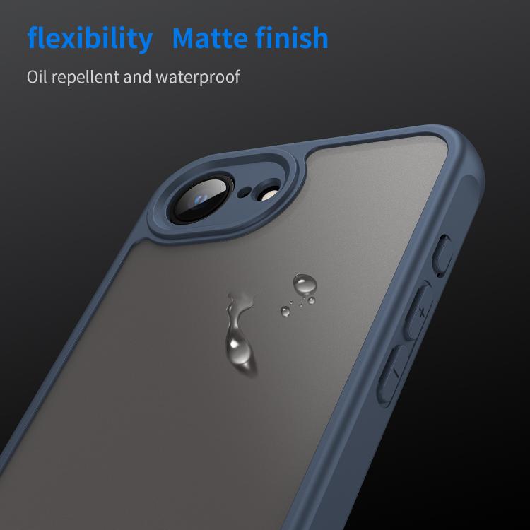 For iPhone 16e Fan Dun Series TPU Hybrid PC Frosted Phone Case(Blue) - free shipping - PMC TechLife - Order now!