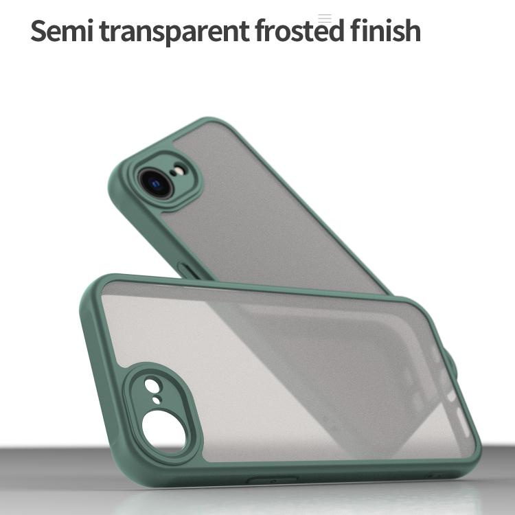 For iPhone 16e Fan Dun Series TPU Hybrid PC Frosted Phone Case(Green) - iPhone 16e Cases by PMC TechLife | Online Shopping South Africa | PMC TechLife | Buy Now Pay Later Mobicred