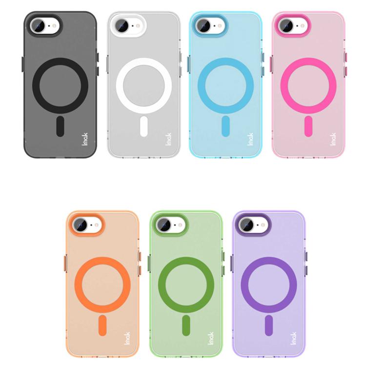 For iPhone 16e IMAK Candy Series Shockproof MagSafe Phone Case(Black) - iPhone 16e Cases by imak | Online Shopping South Africa | PMC TechLife | Buy Now Pay Later Mobicred