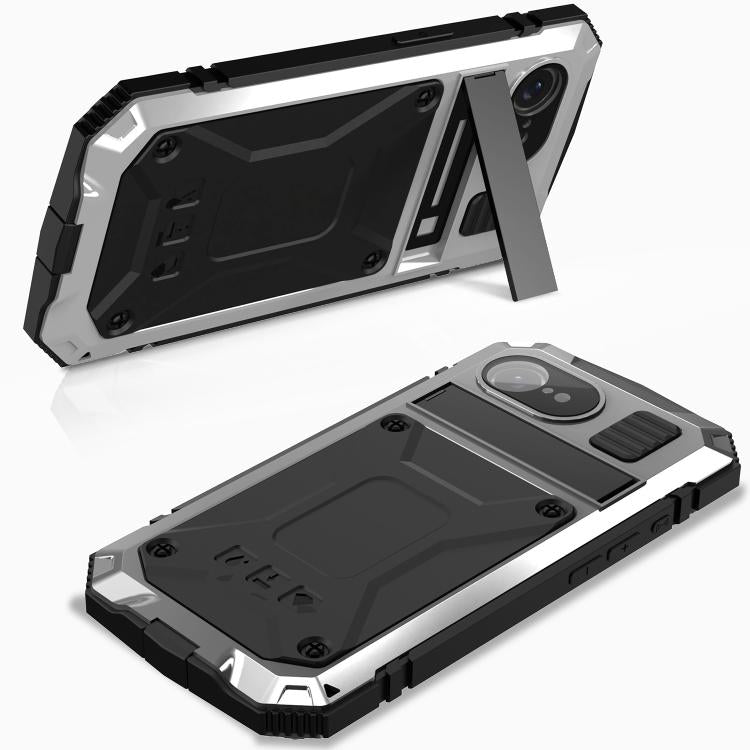 For iPhone 16e IP68 Waterproof Dustproof Shockproof Phone Case(Silver) - iPhone 16e Cases by PMC TechLife | Online Shopping South Africa | PMC TechLife | Buy Now Pay Later Mobicred