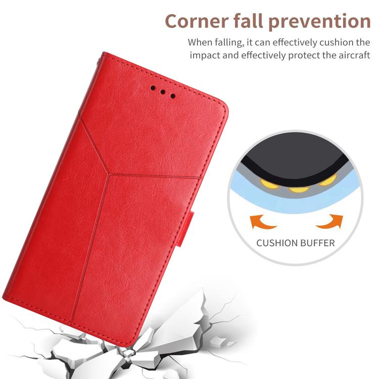 For Tecno Pova 7 5G Y-shaped Pattern Flip Leather Phone Case(Red) - free shipping - PMC TechLife - Order now!