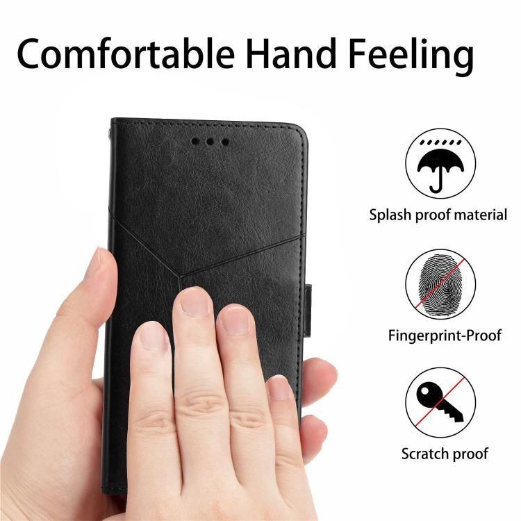 For Tecno Spark 40 Pro+ 4G Y-shaped Pattern Flip Leather Phone Case(Black) - free shipping - PMC TechLife - Order now!