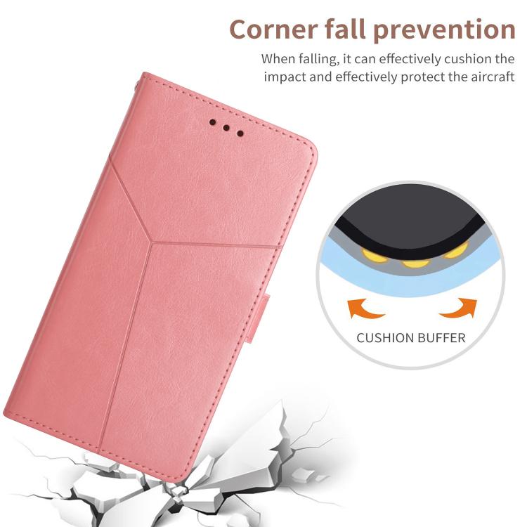 For Tecno Spark 40 Pro+ 4G Y-shaped Pattern Flip Leather Phone Case(Pink) - free shipping - PMC TechLife - Order now!