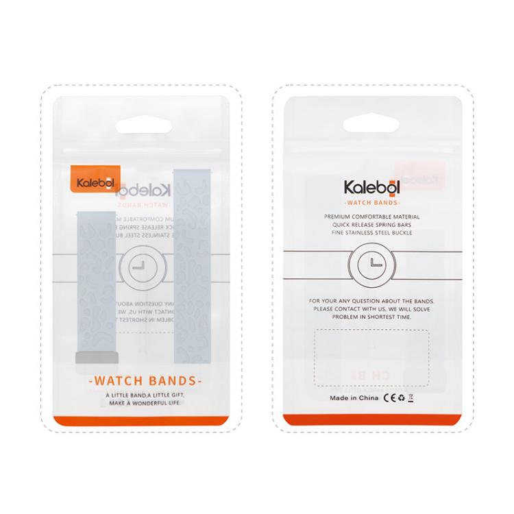 20mm Kalebol Universal Leopard Print Magnetic Folding Buckle Silicone Strap(Light Grey) - free shipping - PMc TechLife - Order now!
