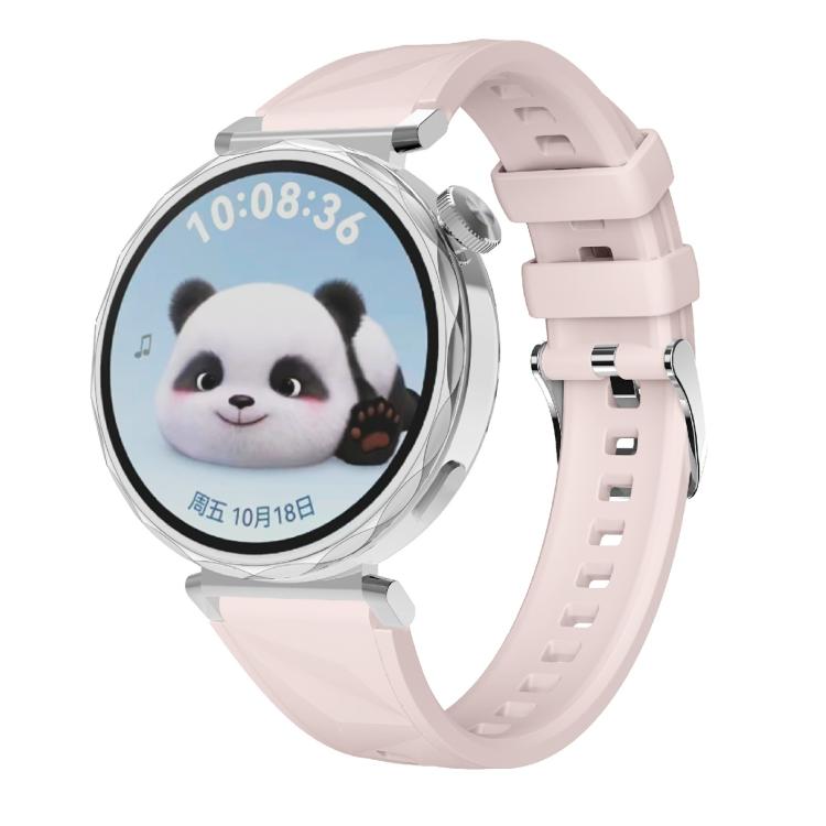 Kalebol 18mm Universal Diamond Embossed Silicone Strap(Pink) - free shipping - PMc TechLife - Order now!