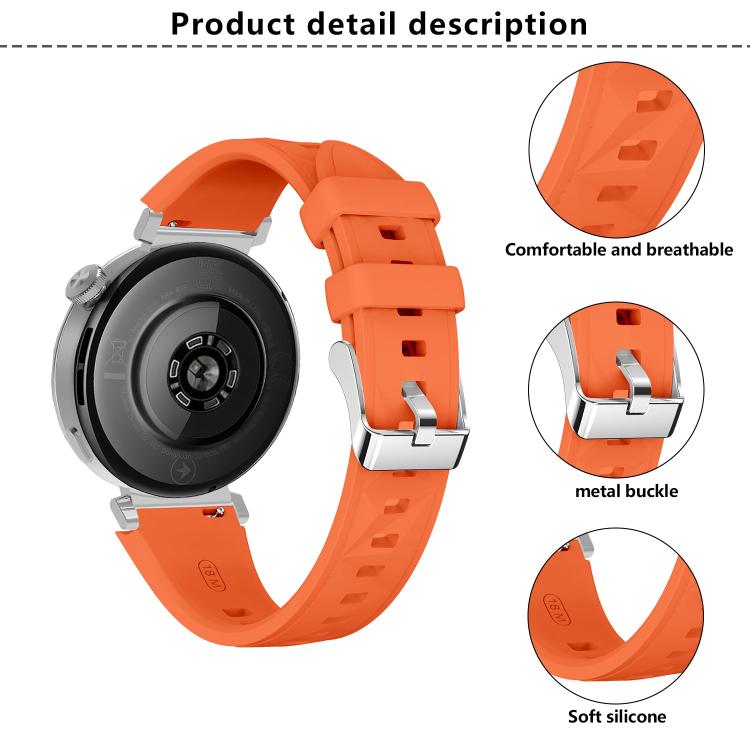 Kalebol 18mm Universal Diamond Embossed Silicone Strap(Yellow) - free shipping - PMc TechLife - Order now!