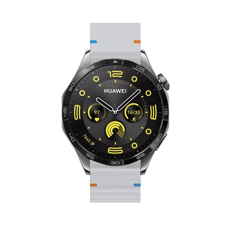 22mm Kalebol Wave Stitch Silicone Watch Band(Light Grey) - free shipping - PMc TechLife - Order now!