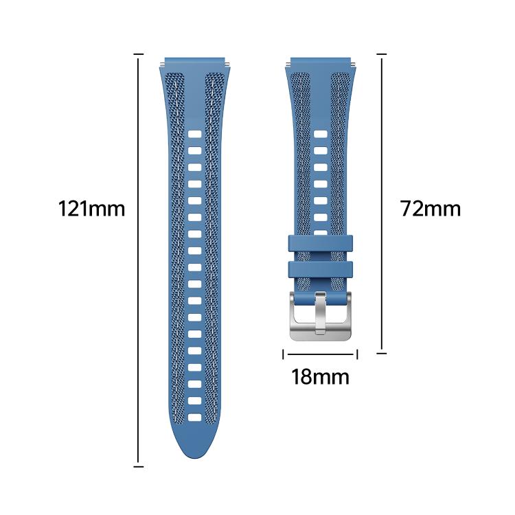 18mm Kalebol Composite Silicone Watch Band(Pink) - 18mm Bands by Kalebol | Online Shopping South Africa | PMc TechLife | Buy Now Pay Later Mobicred