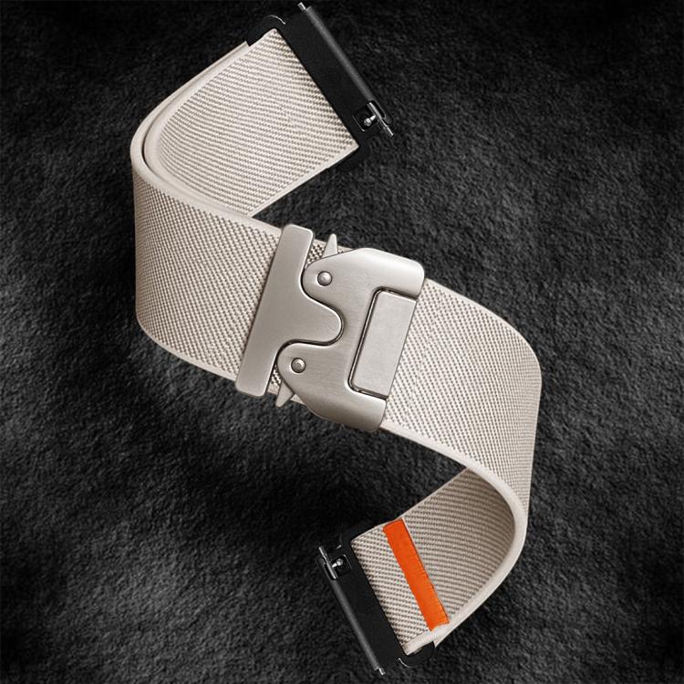 20mm Parachute Buckle Elastic Nylon Watch Band(Orange) - 20mm Bands by PMc TechLife | Online Shopping South Africa | PMc TechLife | Buy Now Pay Later Mobicred