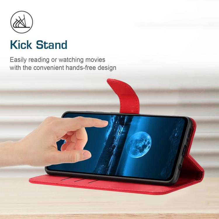 For Tecno Spark 40 4G Stitching Embossed Leather Phone Case(Red) - free shipping - PMC TechLife - Order now!