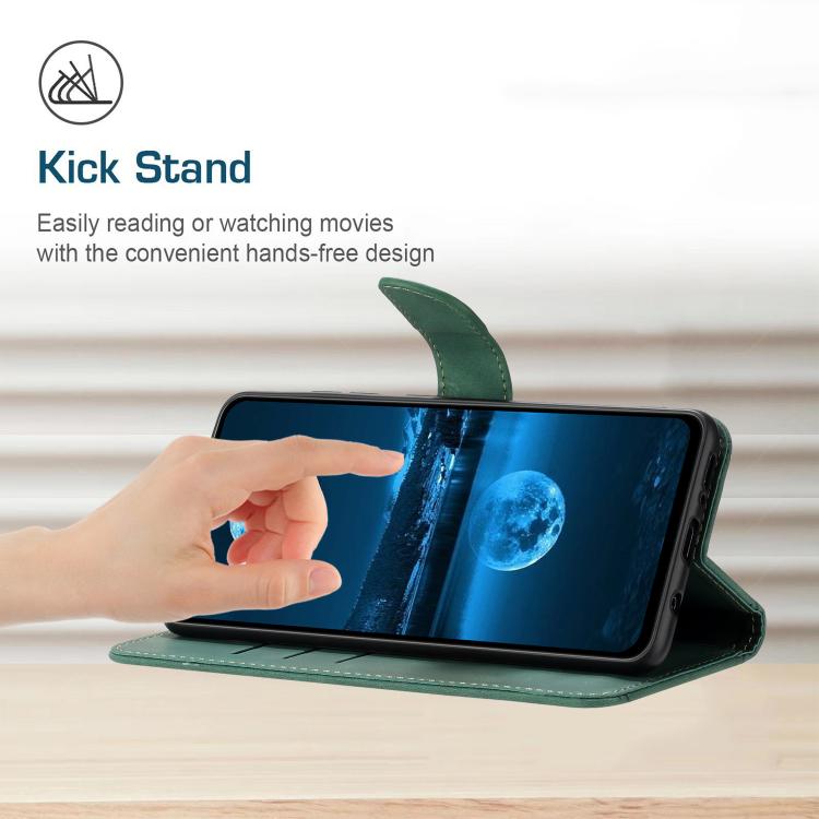 For Tecno Spark 40 4G Stitching Embossed Leather Phone Case(Green) - free shipping - PMC TechLife - Order now!