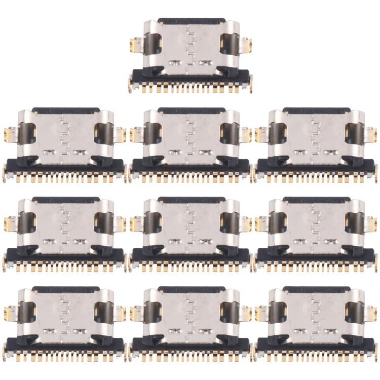 For vivo S17t 10pcs Original Charging Port Connector - Single Tail Connector by PMc TechLife | Online Shopping South Africa | PMc TechLife | Buy Now Pay Later Mobicred