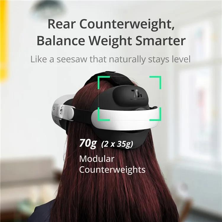 BOBOVR E3 For Meta Quest 3S / Quest 3 VR Ergonomic Head Strap - VR Accessories by PMc TechLife | Online Shopping South Africa | PMc TechLife | Buy Now Pay Later Mobicred