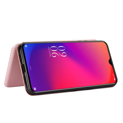 For Doogee X95 Carbon Fiber Texture Horizontal Flip TPU + PC + PU Leather Case with Card Slot & Lanyard(Pink) - More Brand by PMC Jewellery | Online Shopping South Africa | PMC Jewellery | Buy Now Pay Later Mobicred