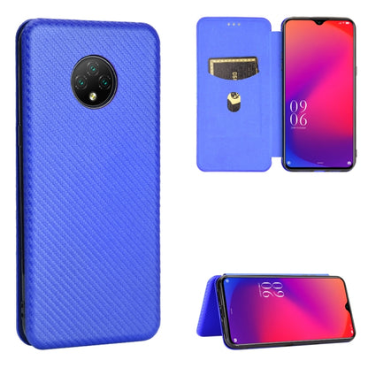 For Doogee X95 Carbon Fiber Texture Horizontal Flip TPU + PC + PU Leather Case with Card Slot & Lanyard(Blue) - More Brand by PMC Jewellery | Online Shopping South Africa | PMC Jewellery | Buy Now Pay Later Mobicred