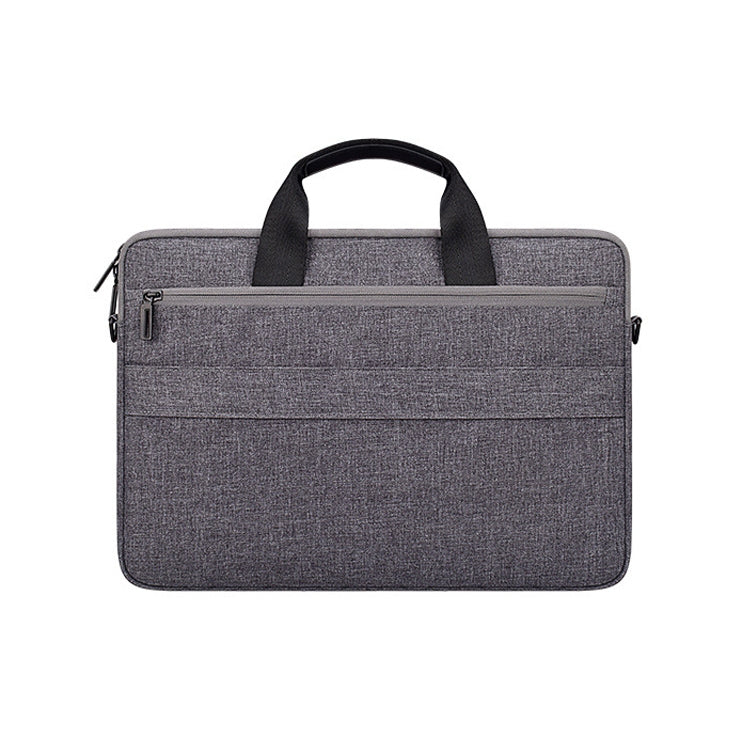 ST08 Handheld Briefcase Carrying Storage Bag with Shoulder Strap for 13.3 inch Laptop(Grey) - 13.3 inch by PMC Jewellery | Online Shopping South Africa | PMC Jewellery | Buy Now Pay Later Mobicred