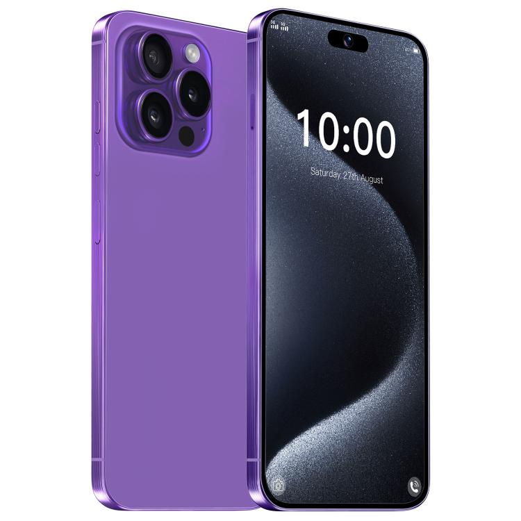 I16 Pro Max / VD1, 3GB+32GB, 6.8 inch Android 10 MTK6753 Octa Core, Network: 4G, Dual SIM, Plug:EU Plug(Purple) - free shipping - PMc TechLife - Order now!