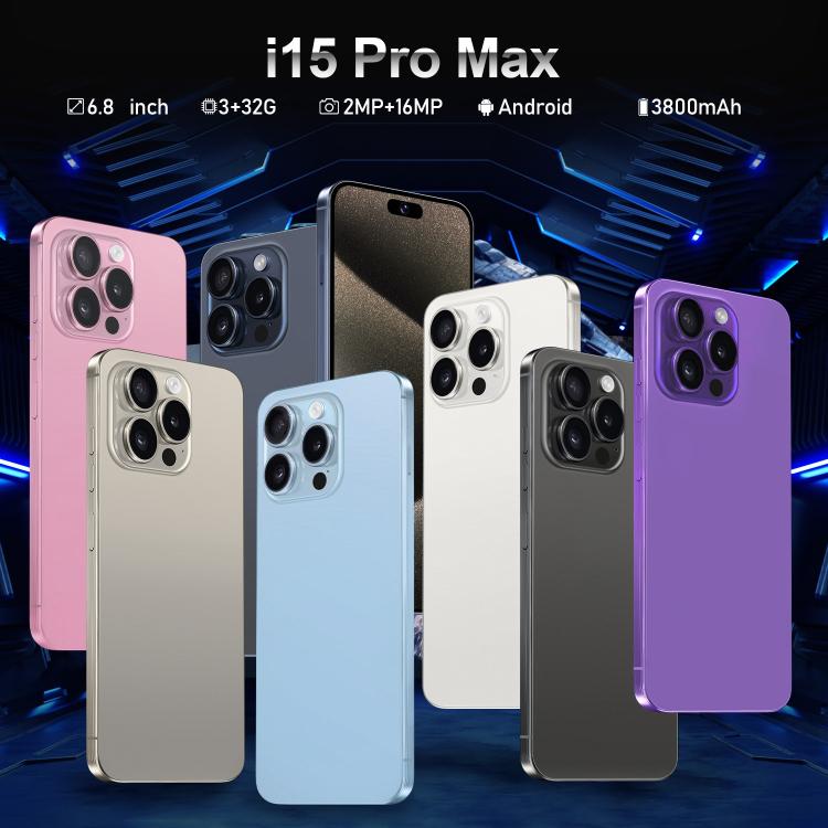 I16 Pro Max / VD1, 3GB+32GB, 6.8 inch Android 10 MTK6753 Octa Core, Network: 4G, Dual SIM, Plug:EU Plug(Pink) - free shipping - PMc TechLife - Order now!