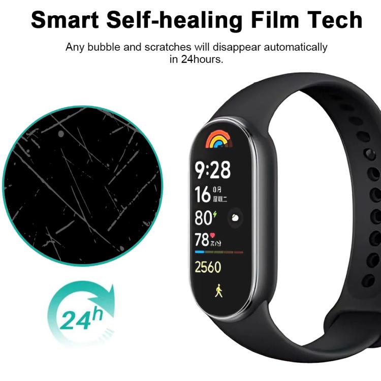 For Xiaomi Smart Band 9 5pcs xDfind Soft Hydrogel Film Full Cover Front Protector - free shipping - PMc TechLife - Order now!